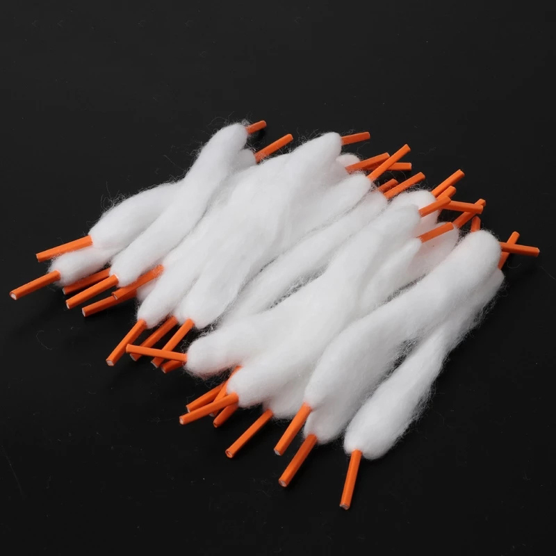 Vaping Goods - 100개 코일 심지 교체용 유기농 면