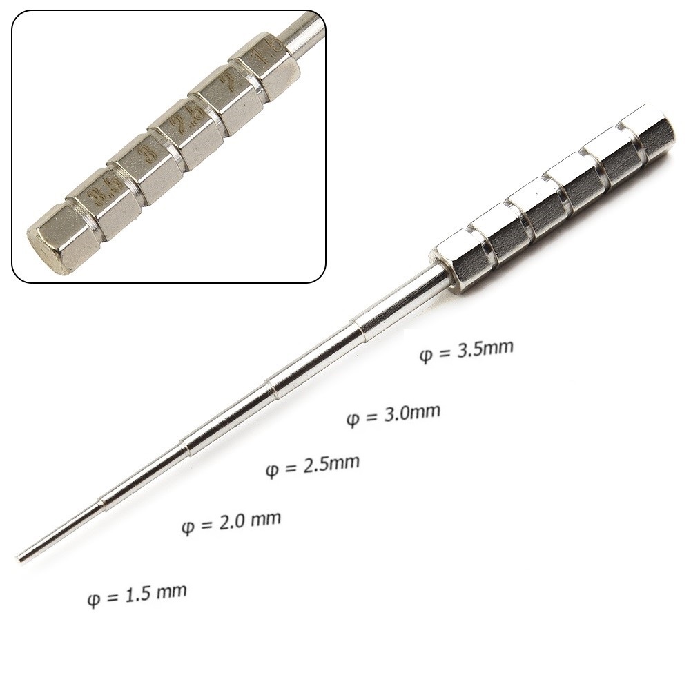 Coil Building Kit - 1pc 1.5/2/2.5/3/3.5mm 스테인레스 스틸 와이어 권선