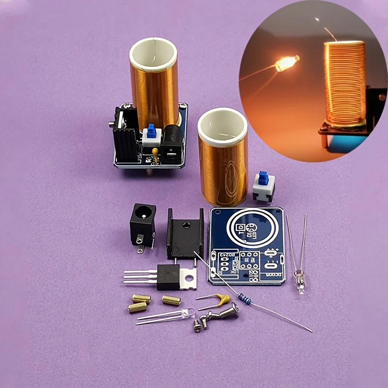 Coil Building Kit - 미니 테슬라 코일 키트 BD243 DIY
