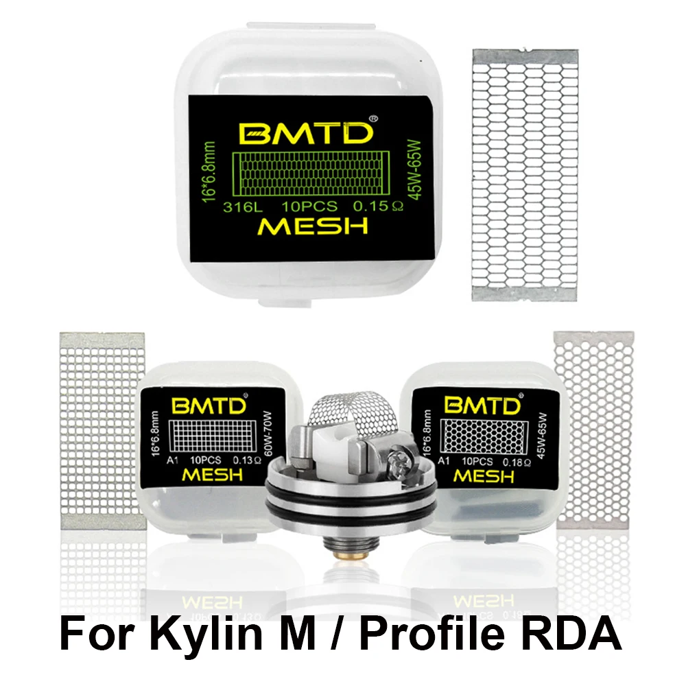 Stainless Wire Ss316 - 10 개/상자 BMTD 프리빌트 코일 A1