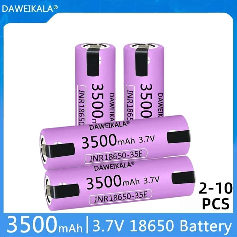 18650 35E 3500mAh 20A 고출력 충전식  - Vaping Goods 리뷰 및 가격