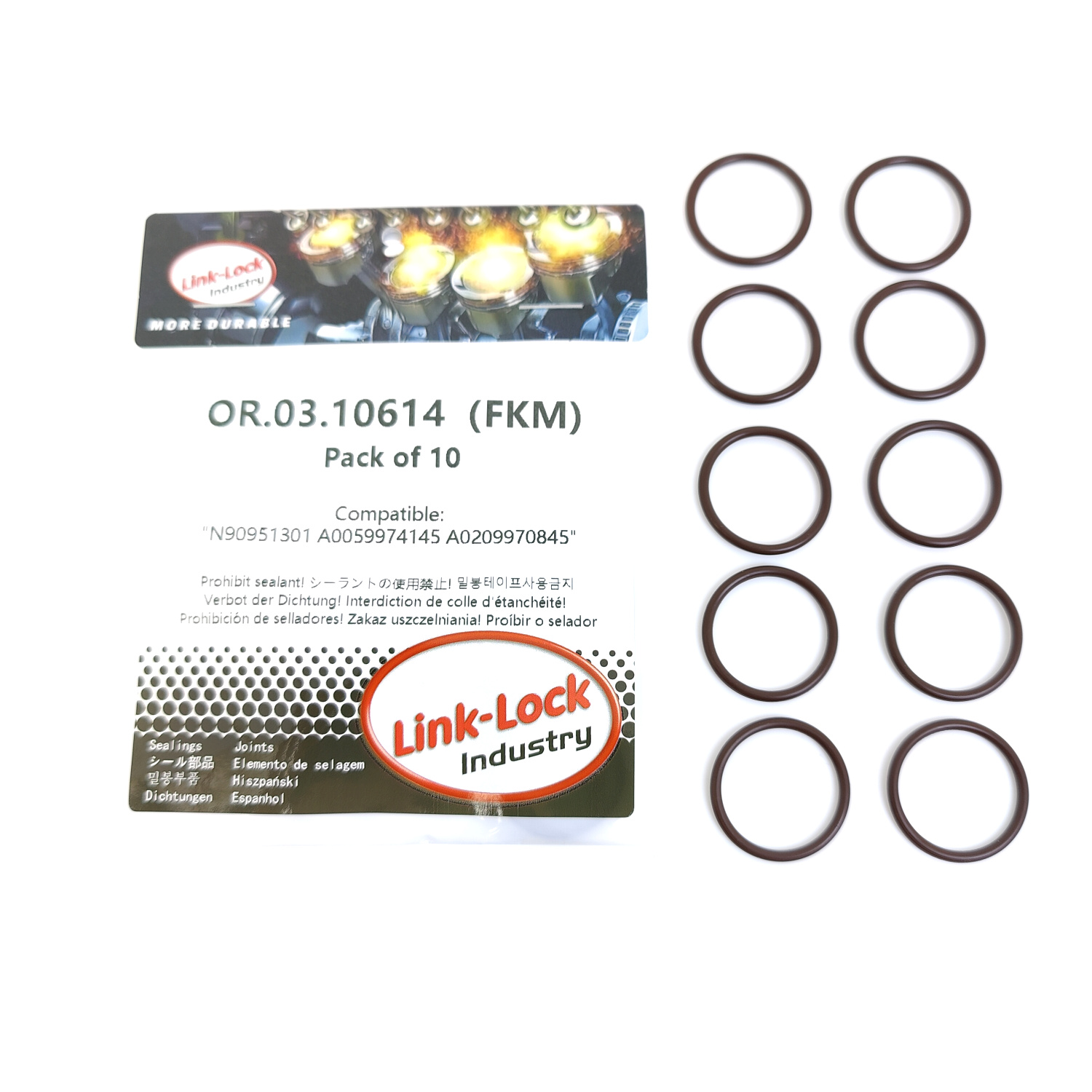 10PCS OR.03.10614 FKM Viton 엔진 - Tank O-Ring Seal 리뷰 및 가격