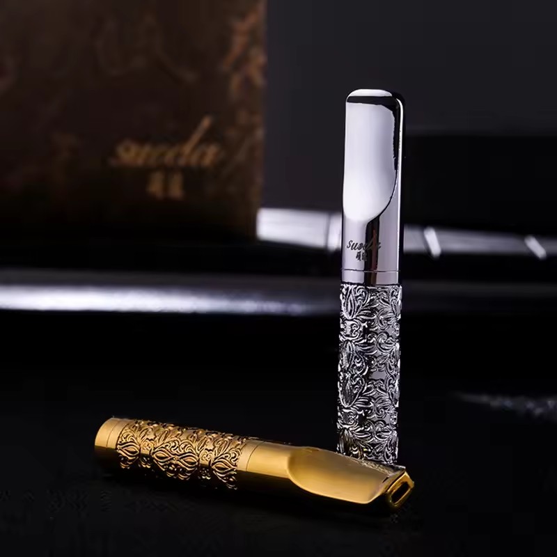 합금 범용 사이즈 담배 마우스피스 금은 각인 휴대용 흡 - Smoking & Vaping Accessories 리뷰 및 가격