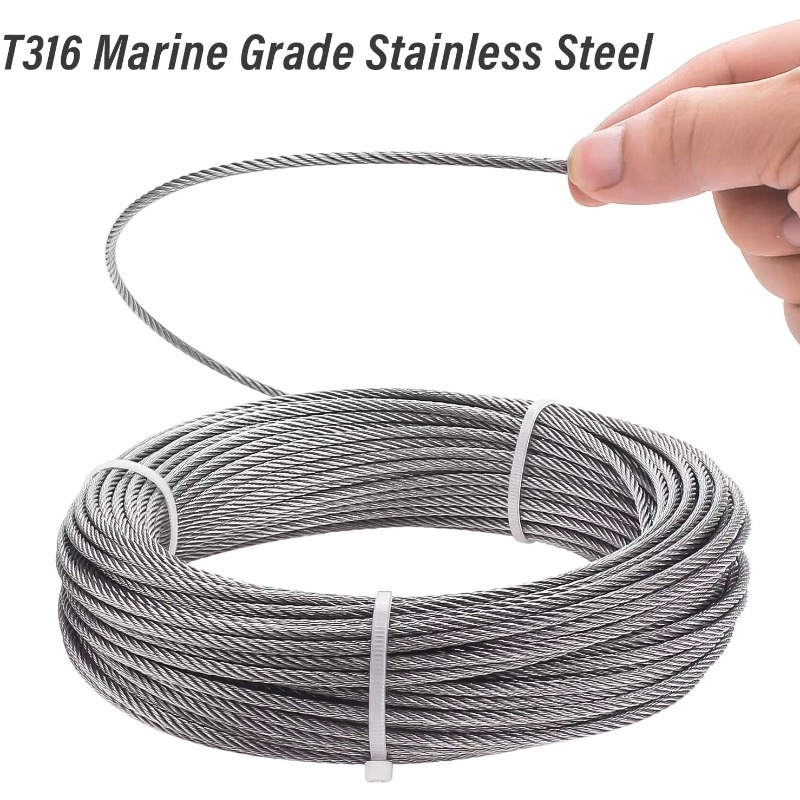 와이어 로프 7X19 직경 3.18mm 3.2mm 1/ - Stainless Wire Ss316 리뷰 및 가격