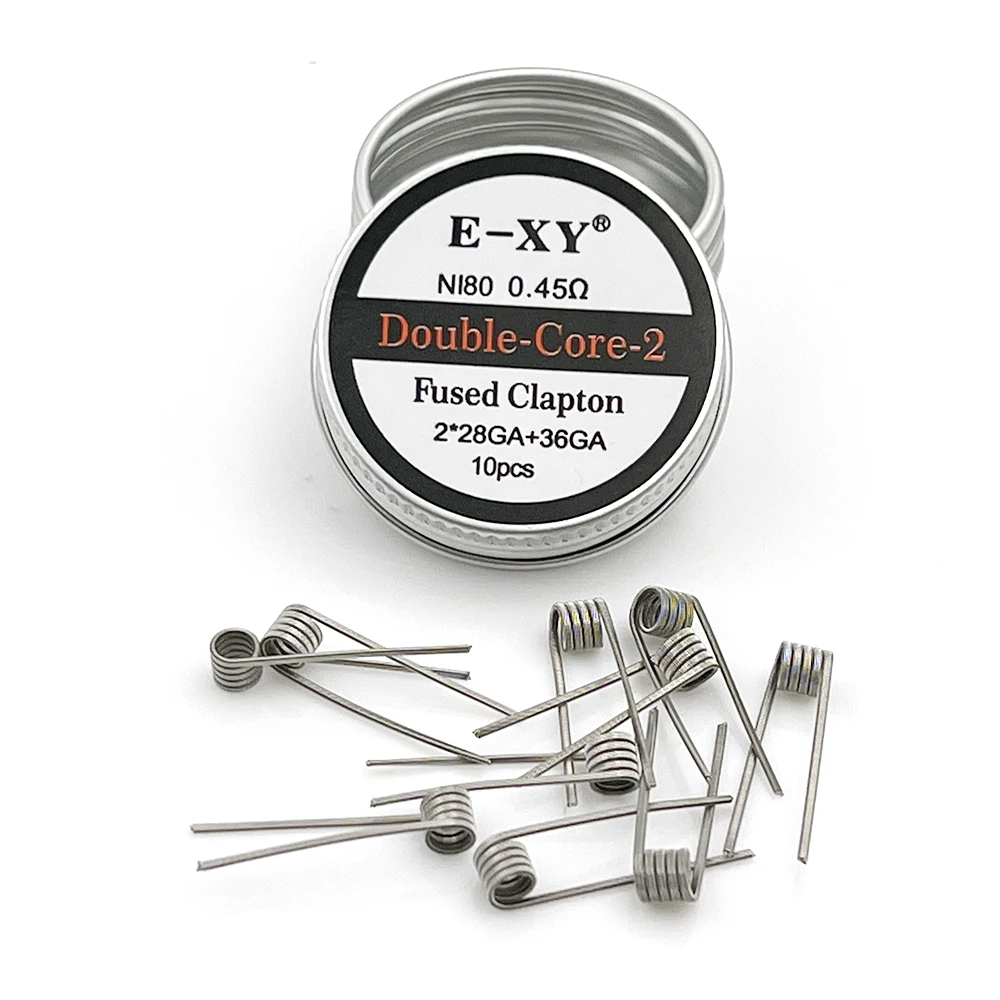 10 개/상자 Ni80 사전 제작 코일 융합 Clapt - Coil Building Kit 리뷰 및 가격